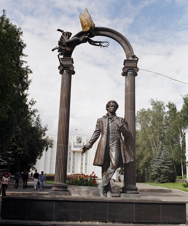 Памятник А.С. Пушкину в г. Саранск